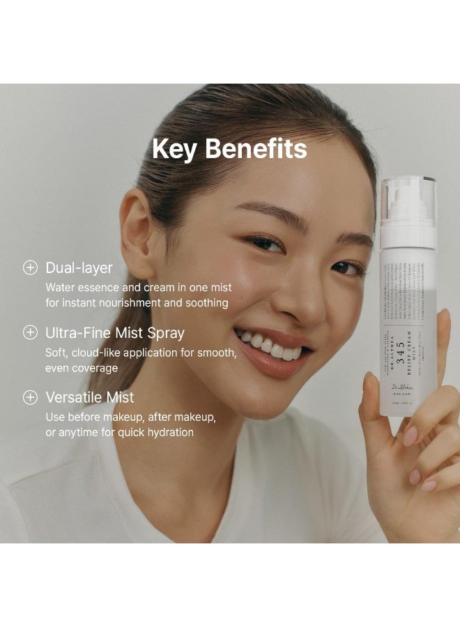 دي آر.ألثيا Dr.Althea 345 Relief Cream Mist | Hydrating Facial Mist with Rice Extract | Soothing Care for Sensitive Skin | Vegan Korean Skincare (100ml) - Image 3